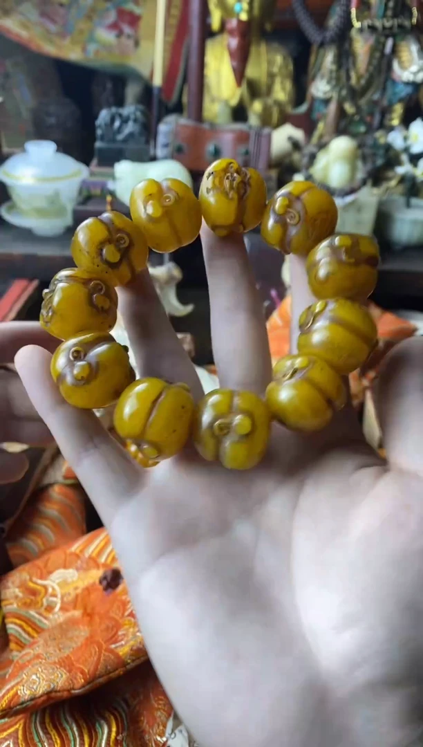 【闪购商品】蜜蜡手链未镶嵌43(收到货有问题联系客服)