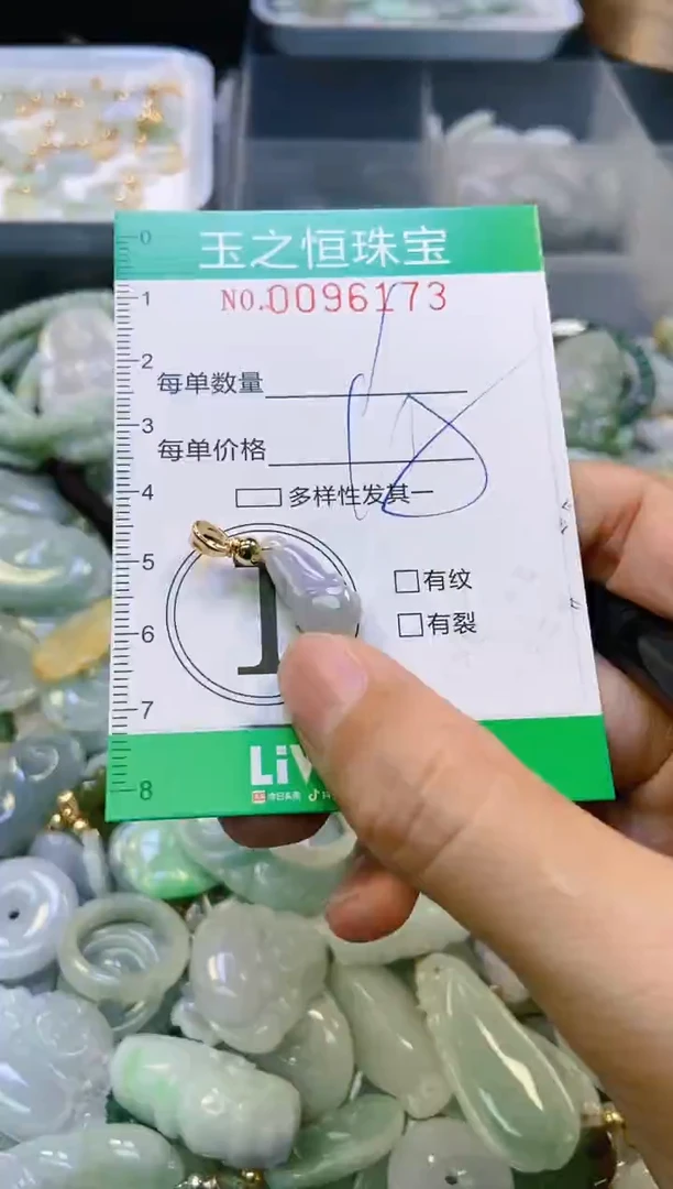 翡翠未镶嵌颈饰闪购0096173