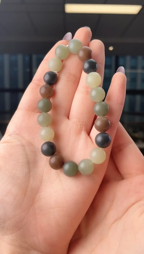 未镶嵌手串和田玉手串 无