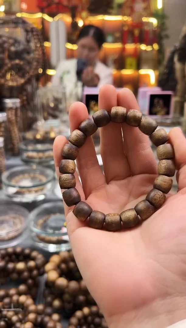 沉香手串棋楠鼓珠单圈多样性发一条