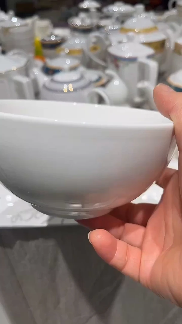 瓷5英寸澳碗2个白瓷