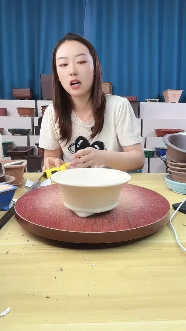 紫砂花盆花盆浅草紫砂花盆