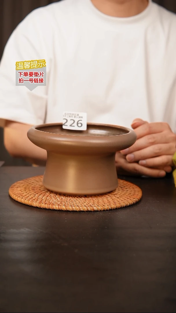 瓷片泥泥多肉花盆 226 口14