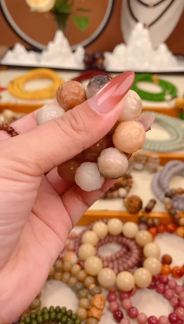 【闪购商品】菩提根/象牙果手串多宝貔貅单圈