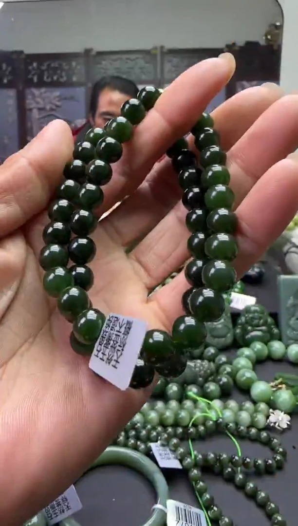 未镶嵌和田玉珠宝奇石项链