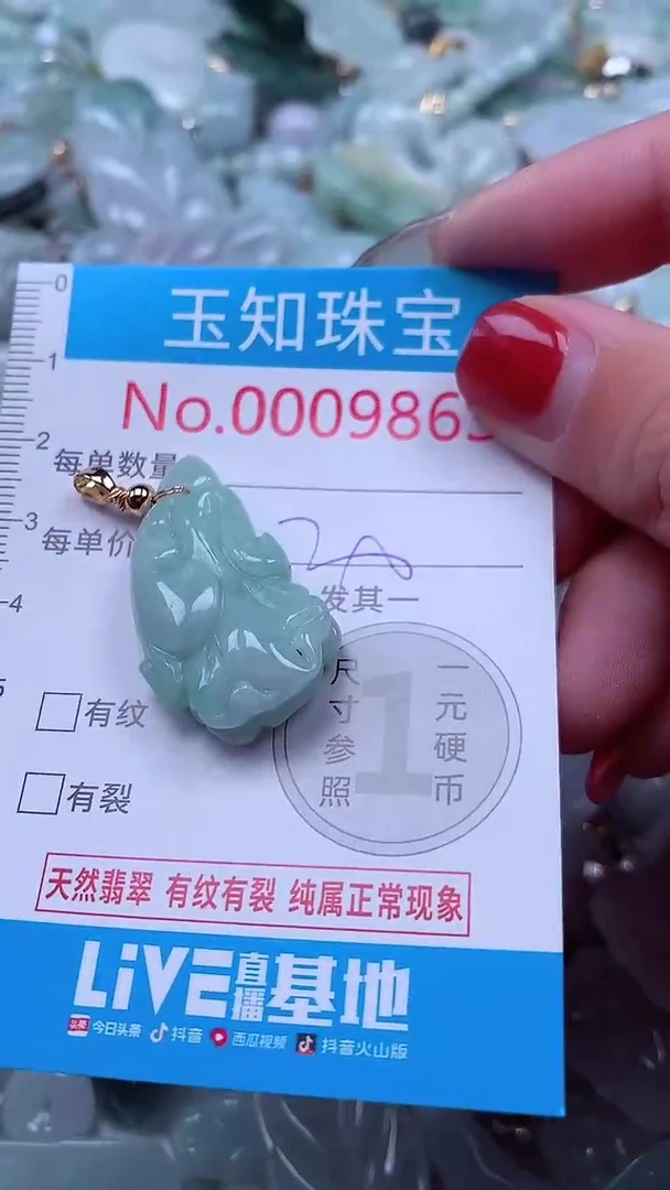 吊坠(不含链)未镶嵌翡翠9863