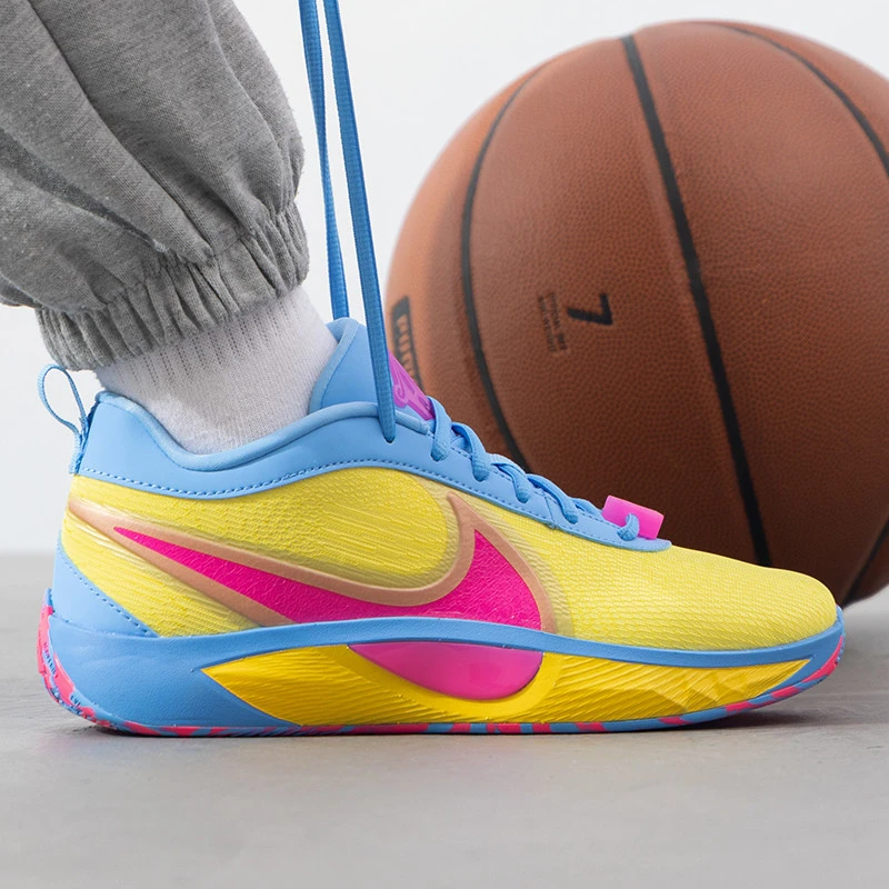 NIKE耐克2025新款大童篮球鞋青少年实战缓震耐磨训练鞋休闲运动鞋