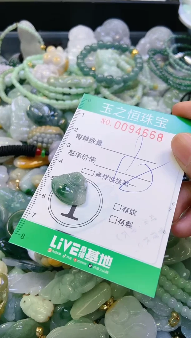 翡翠未镶嵌颈饰闪购0094668