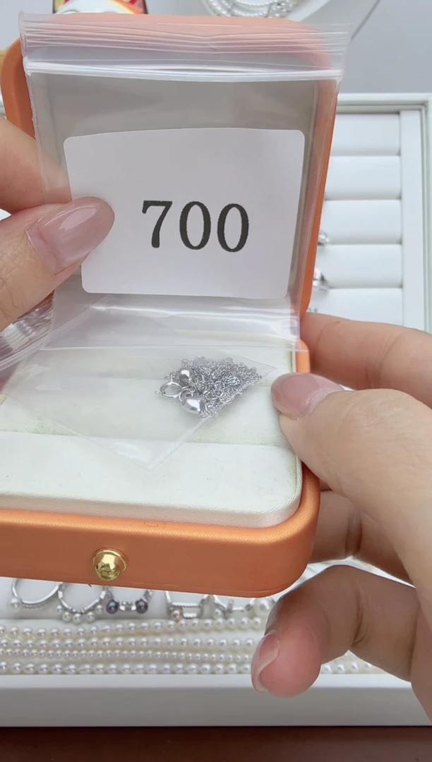 套链银S925镶嵌淡水珍珠用****号700