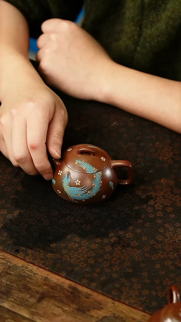 茶杯紫砂钰*阳55号紫砂柴烧