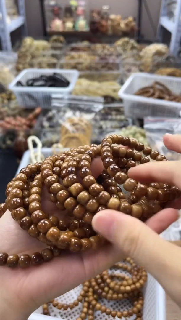 吊坠库克【有棕眼线】A+库克老型桶珠7*8mm