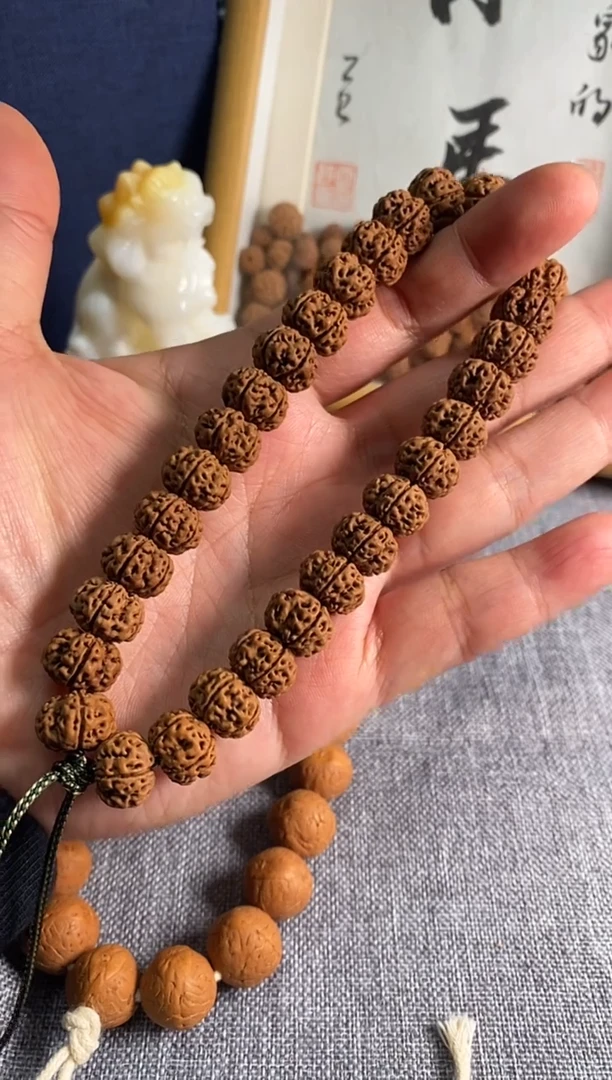 吊坠金刚菩提絮**恬凹底梅花尺寸13