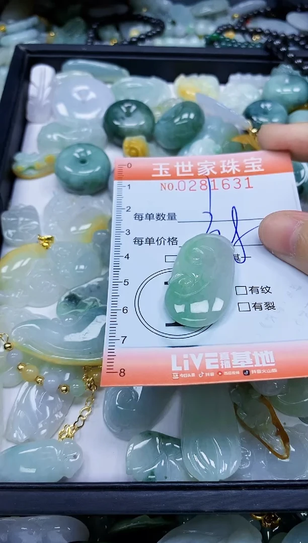 翡翠未镶嵌颈饰闪购0281631