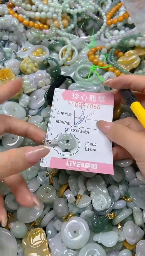 翡翠未镶嵌颈饰闪购0287086多样性发其一