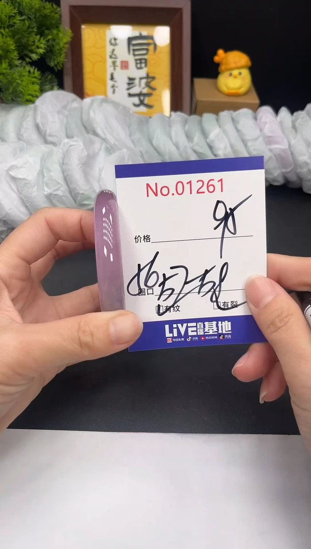 未镶嵌手镯翡翠拍下以实物为准1261