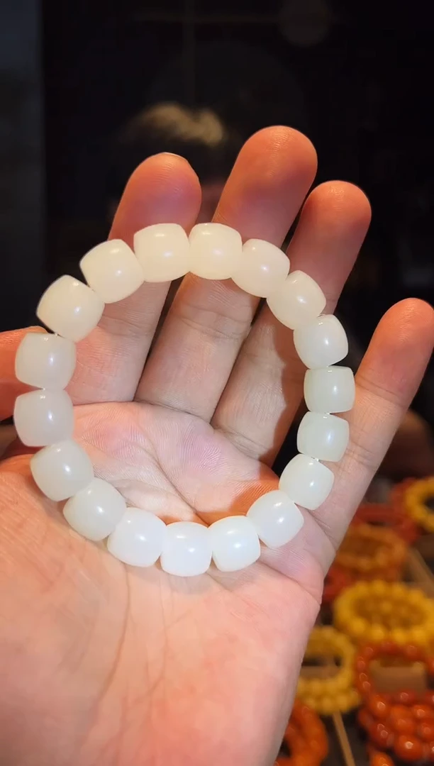 未镶嵌手链和田玉12左右直切