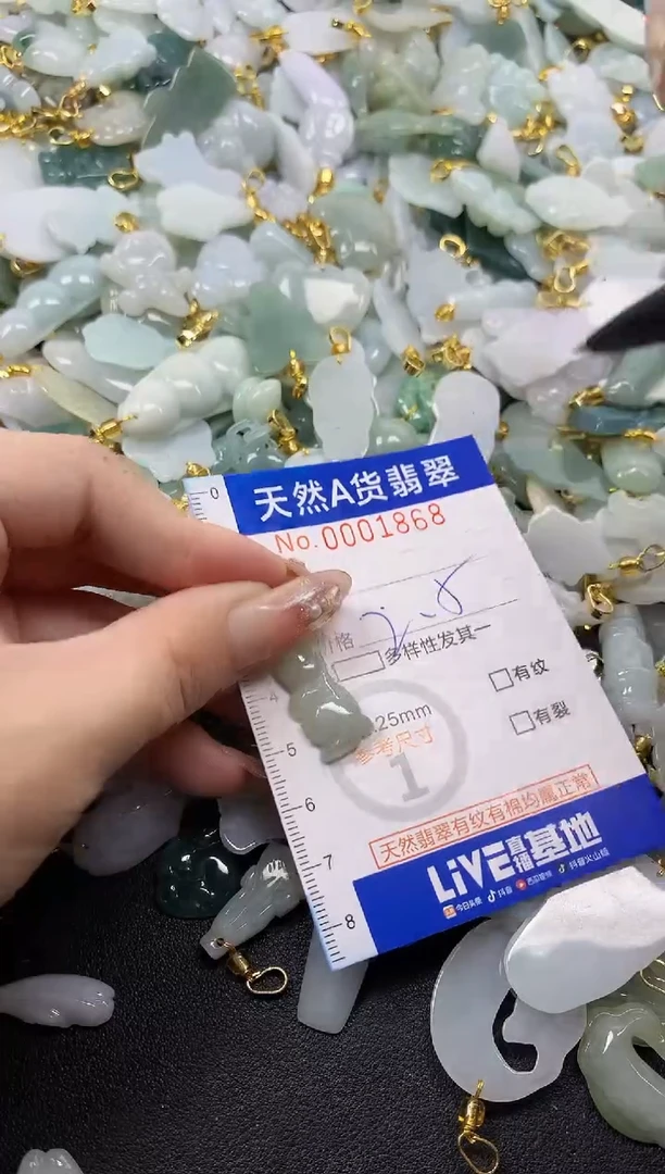 翡翠未镶嵌颈饰天然A货翡翠