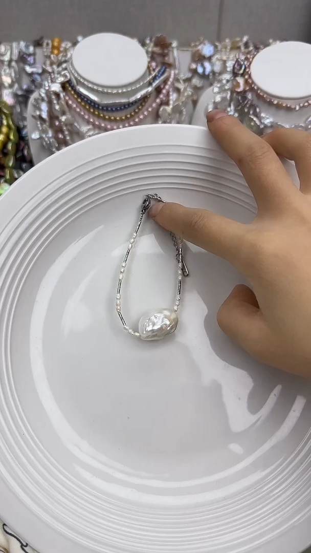 颈饰未镶嵌淡水珍珠1