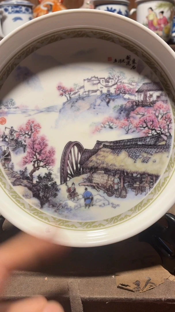 摆件瓷M15景德镇陶瓷摆件