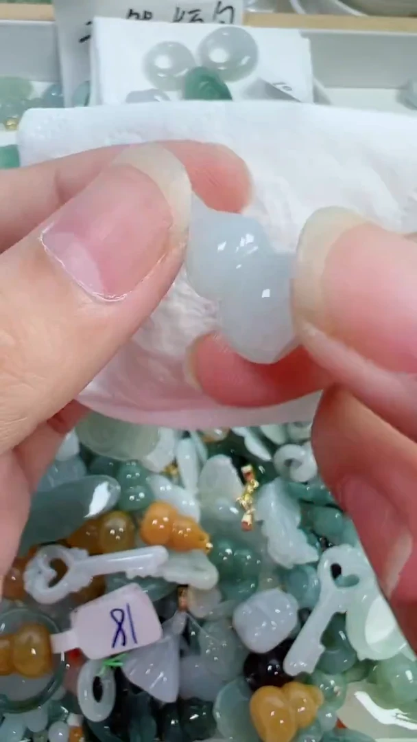 散珠翡翠310号链接，A货翡翠