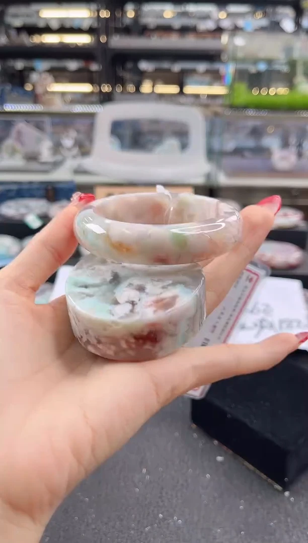 未镶嵌手镯石英质玉58圈口（赠品镯心）S9803