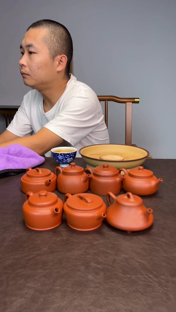 茶壶紫砂无***少大红泥大红泥