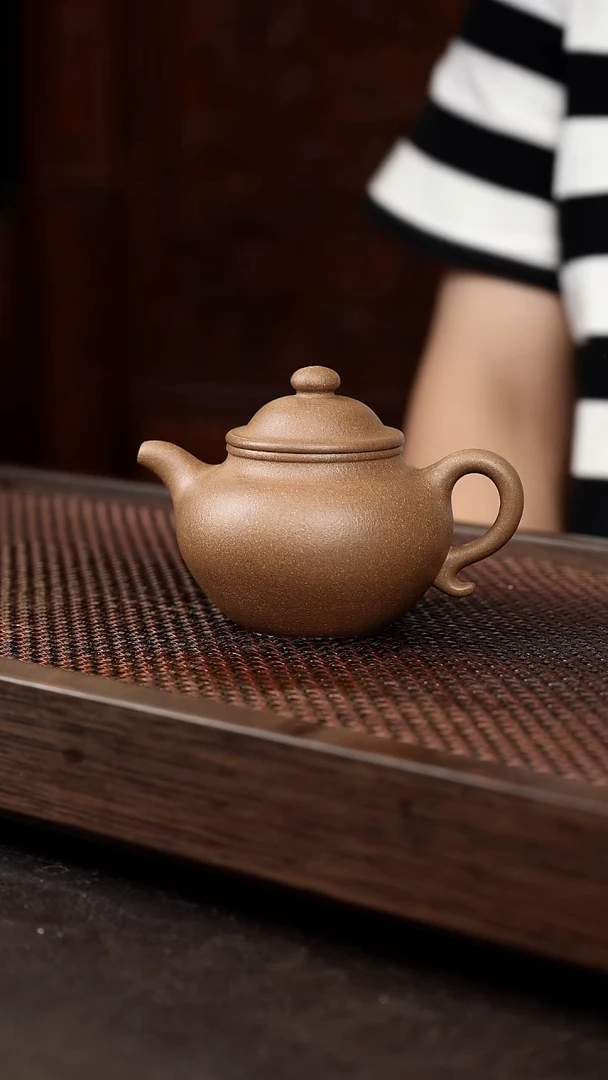 茶壶紫砂芝麻绿莲子