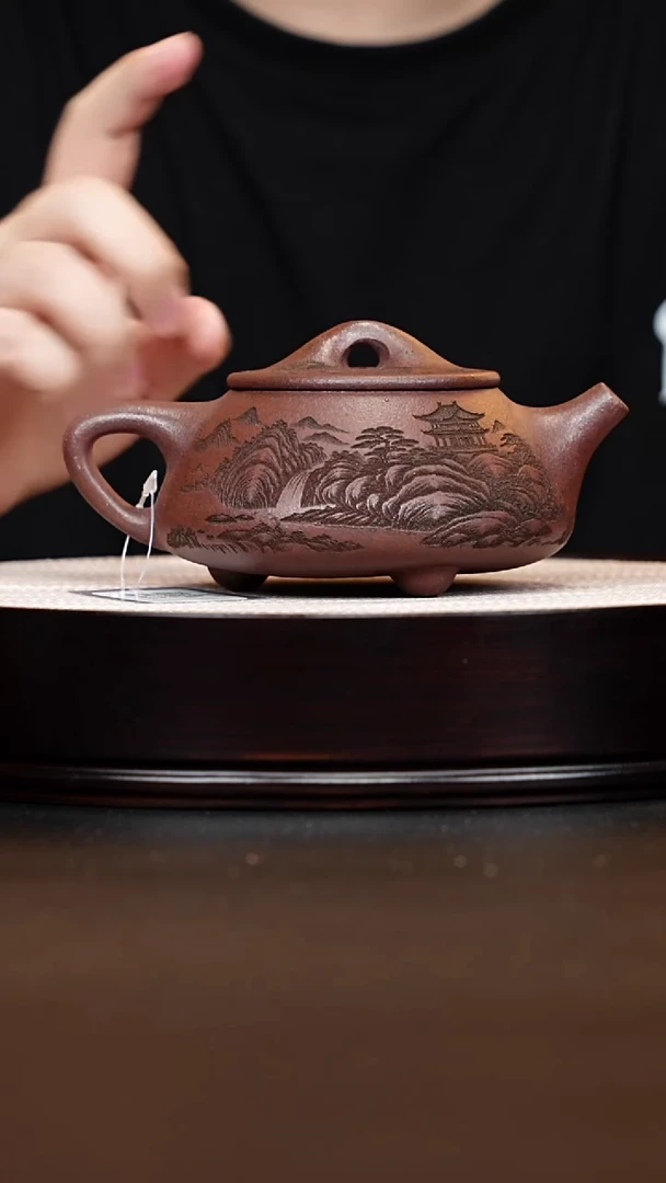 茶壶紫砂石瓢紫砂壶