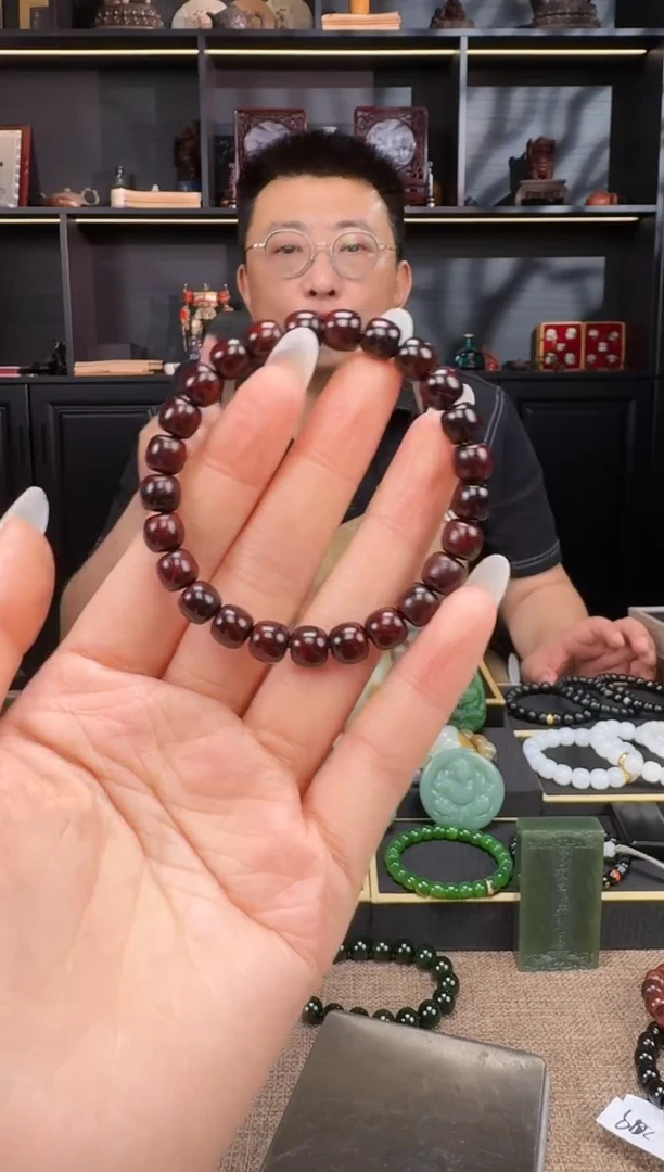 小叶紫檀手串/手链8mm老型手串