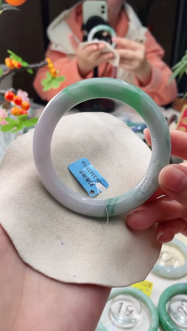 未镶嵌手镯翡翠13  翡翠手镯 56