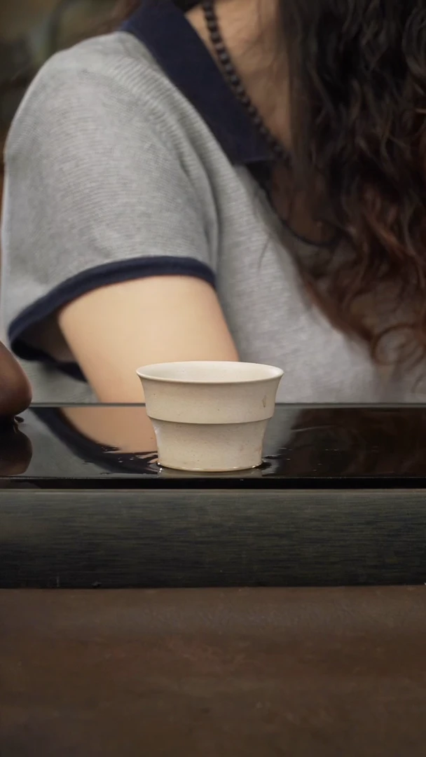 茶壶紫砂2 白玉段竹节杯 80cc