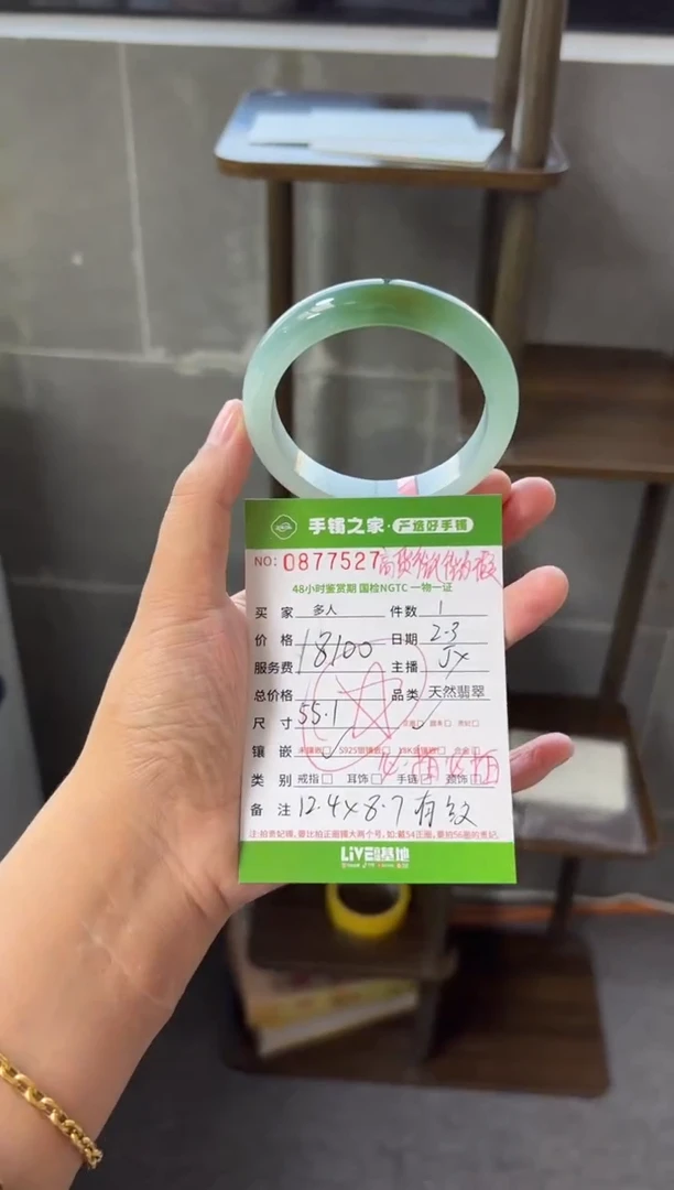 【闪购商品】翡翠手镯未镶嵌多人