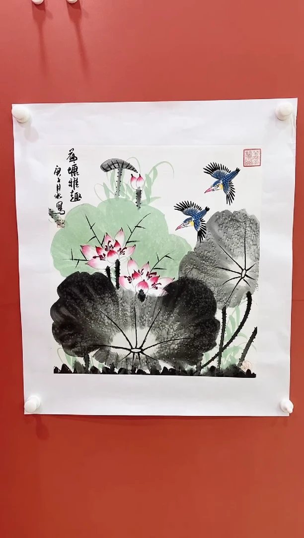 国画王月新国画作品