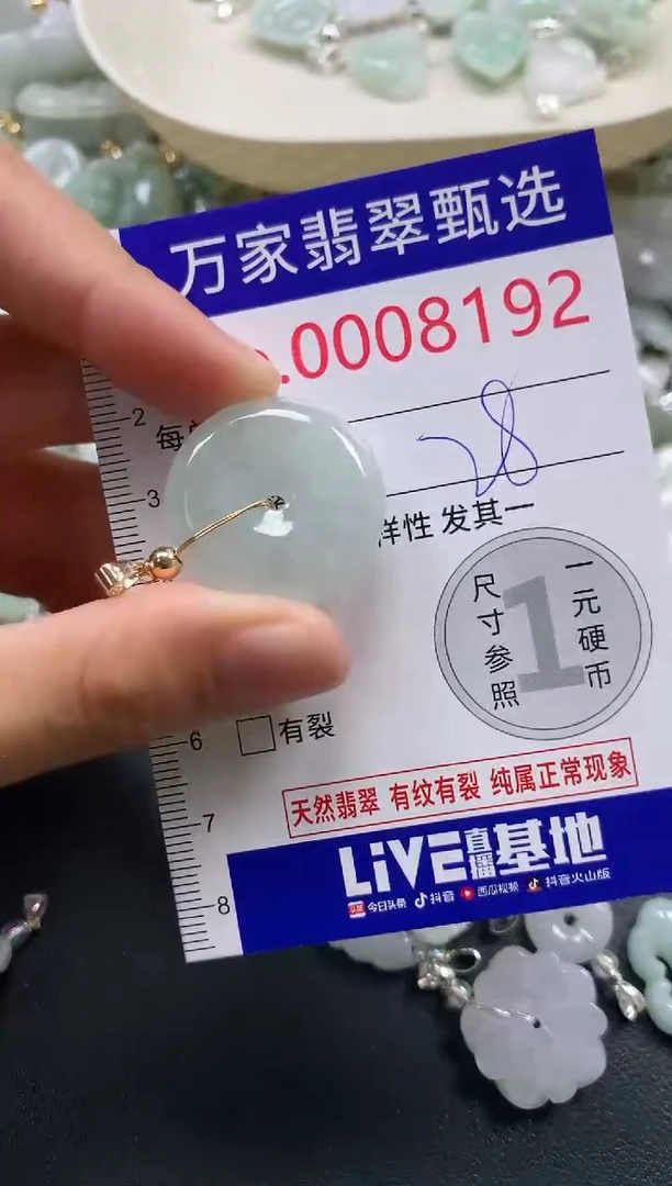 吊坠(不含链)未镶嵌翡翠8192