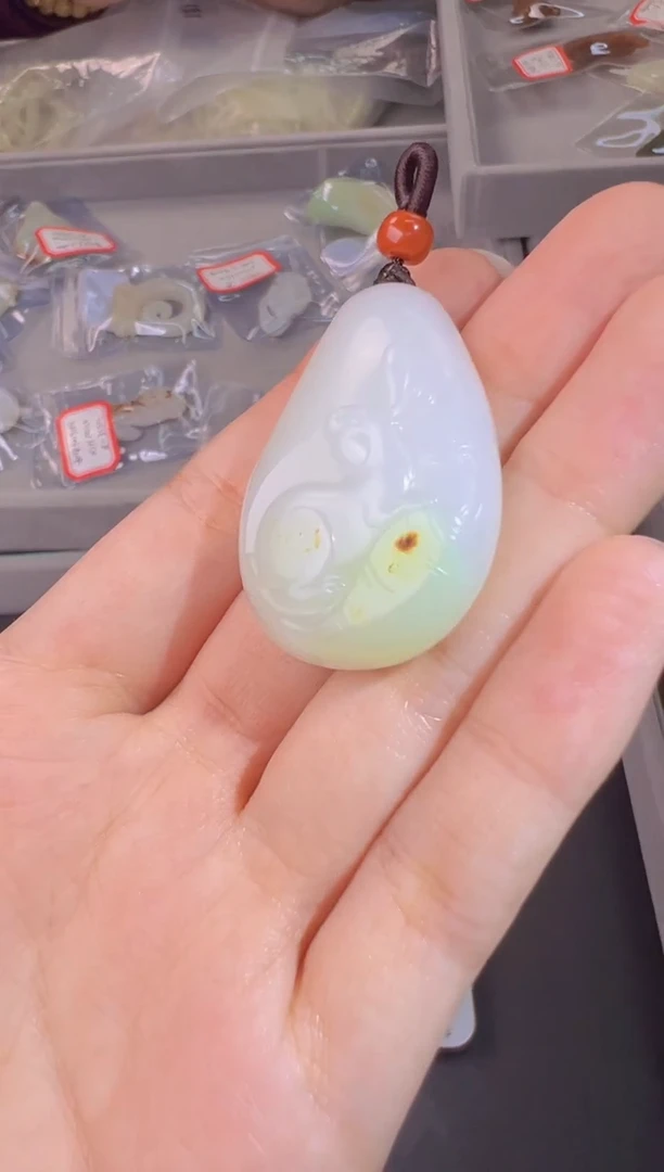 吊坠(不含链)未镶嵌和田玉XJH00063