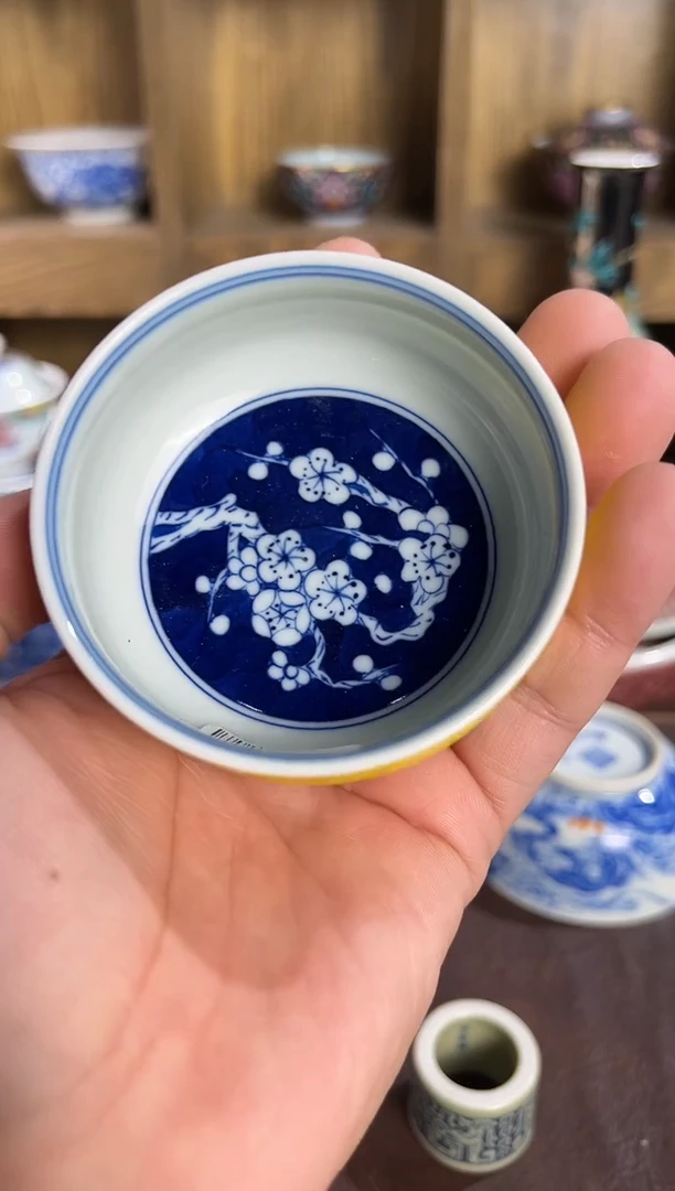 瓷片景德镇瓷器茶器茶杯