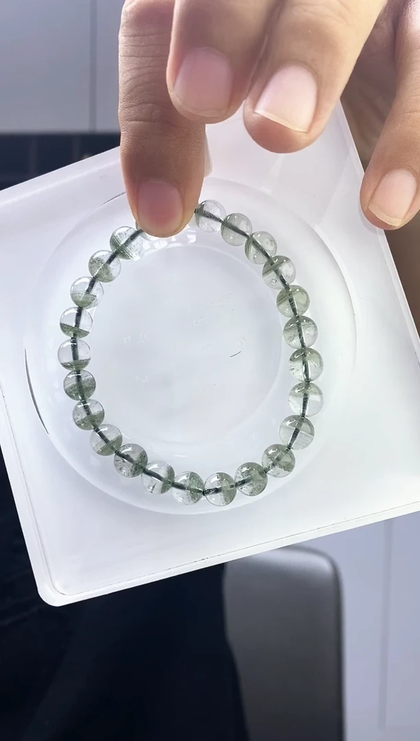 未镶嵌手链水晶硕*绿幽灵7+