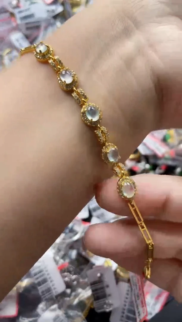 翡翠戒指银S925镶嵌2222---1