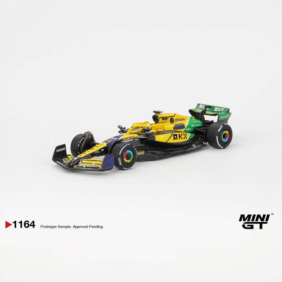 预售MINIGT 1:64 迈凯伦MCL38 #4 塞纳涂装F1 MGT01164-CH 车模