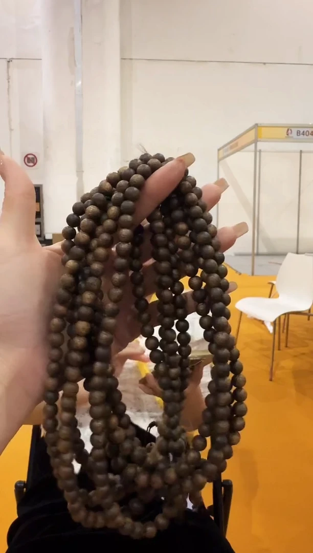 沉香手串0831紫棋圆珠多圈多样性发一