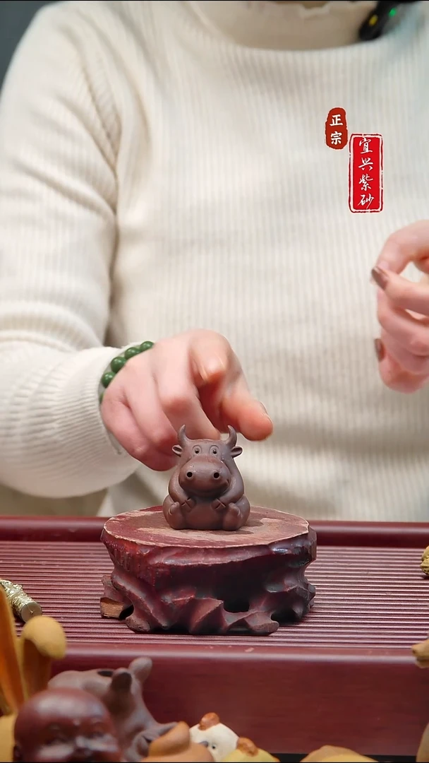 紫砂茶宠宜兴紫砂茶宠摆件