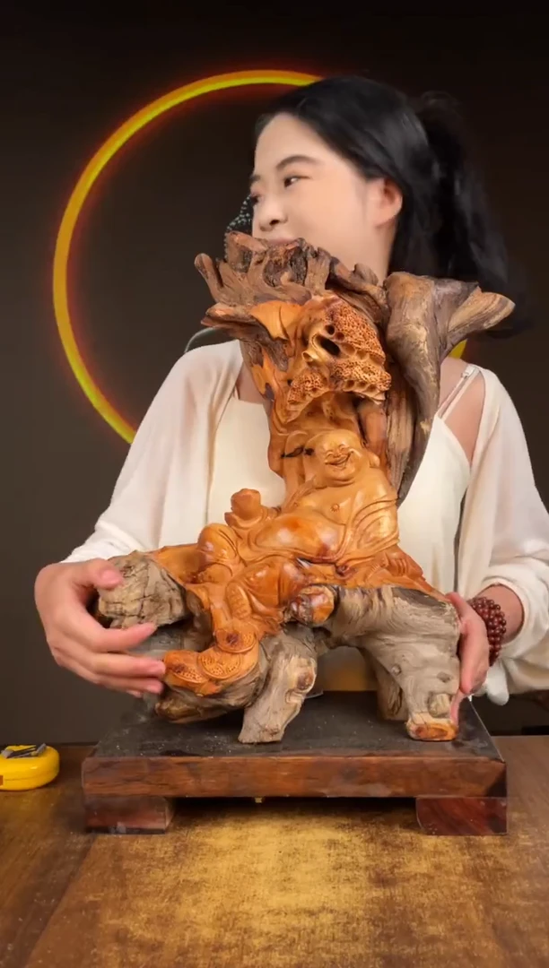 柏木（崖柏）手工摆件,先抢先得! 编号:263