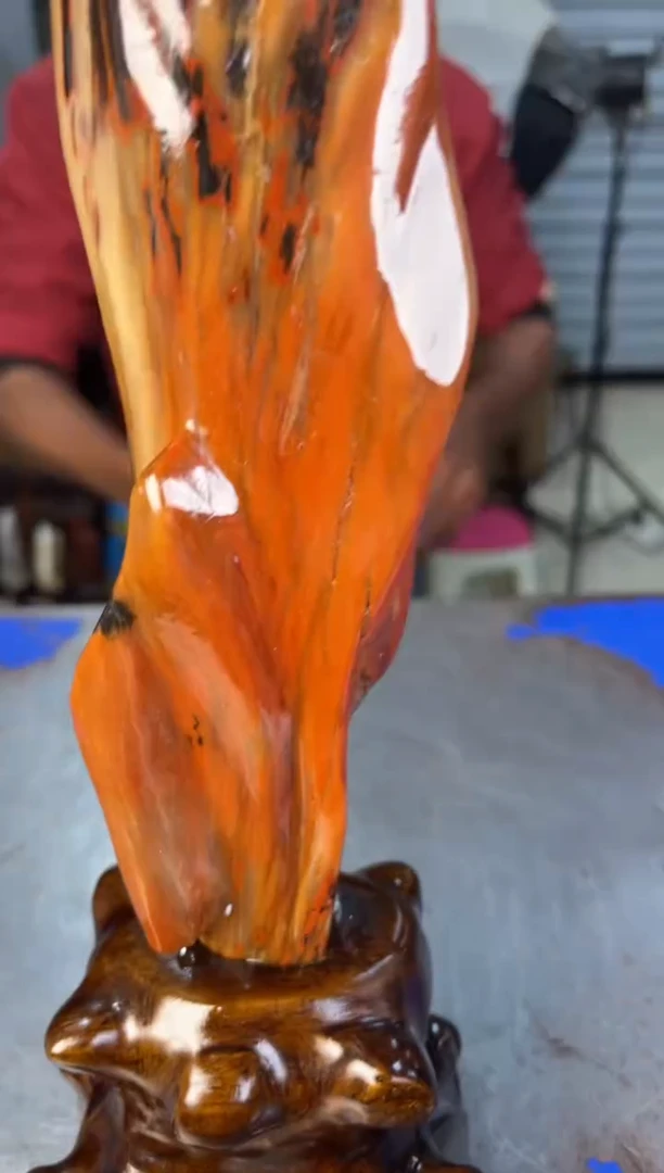 未镶嵌摆件硅化玉1