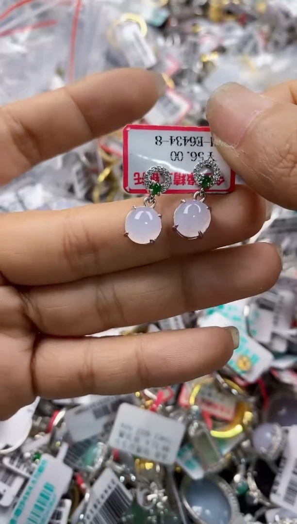 银S925镶嵌戒指翡翠999-----8