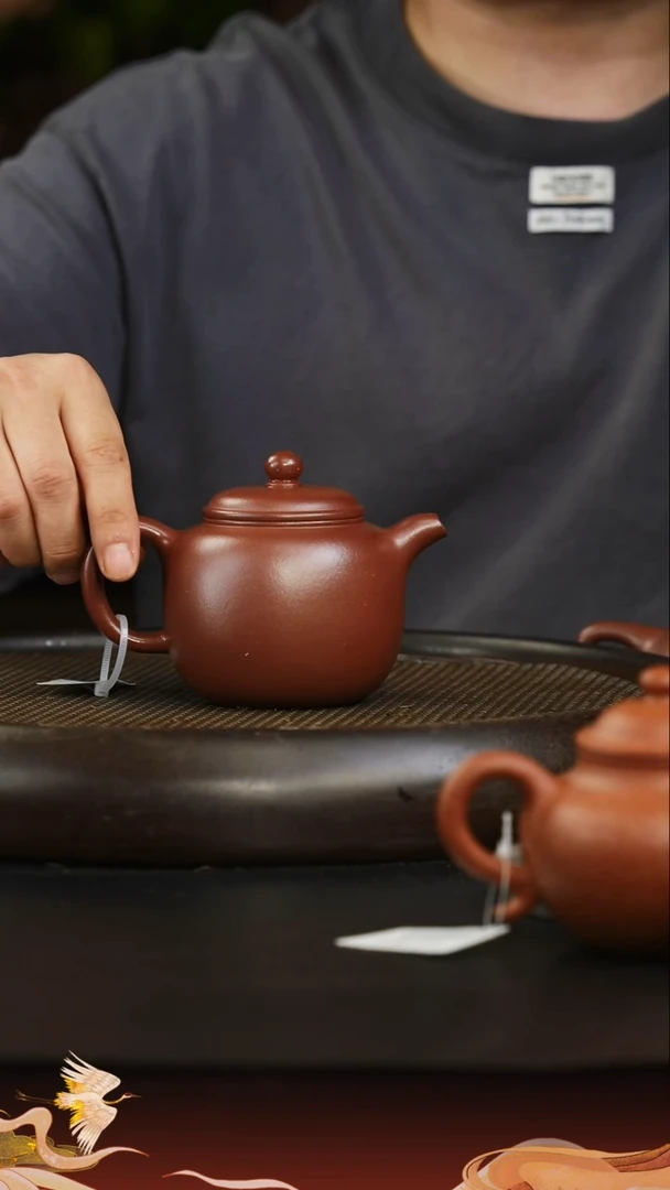 茶壶紫砂蝴***肥底槽清 匏尊