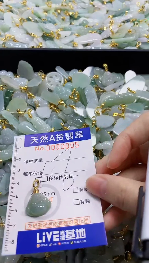 颈饰未镶嵌翡翠天然A货翡翠