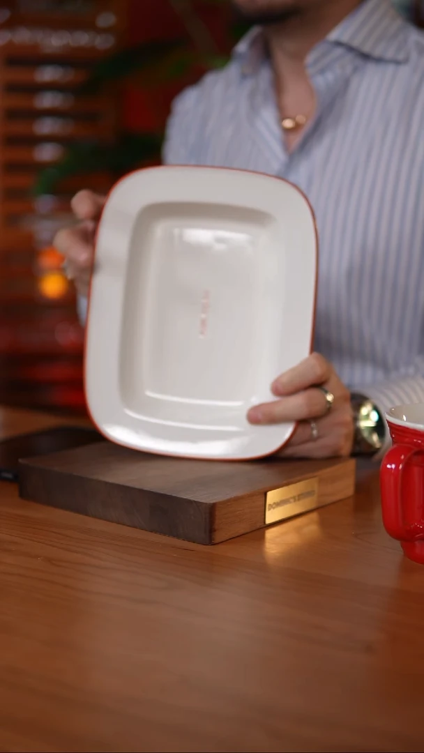 当代长方陶瓷烤盘