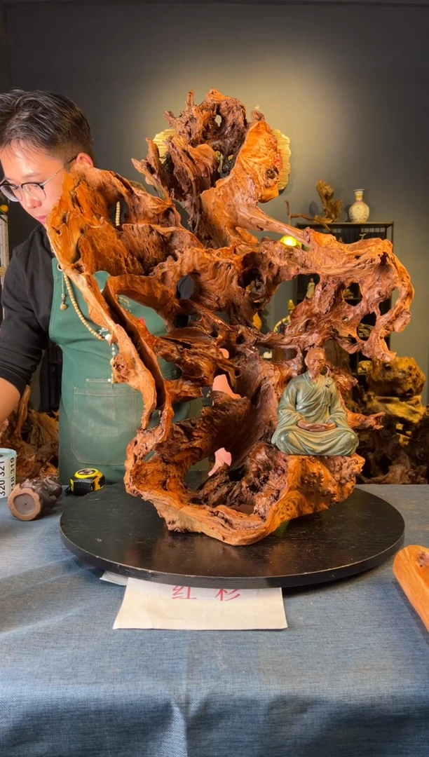 木 卢师傅根艺作品（不包含人物摆件）
