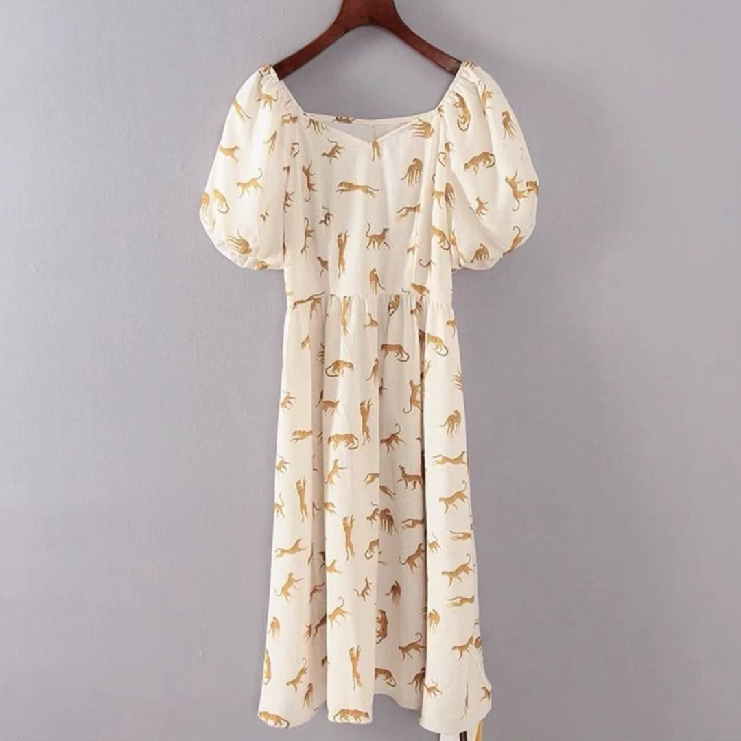 501-700 时尚连衣裙气质显瘦休闲夏季减龄宽松中长款