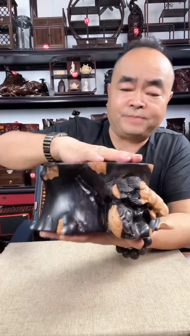 木272瑕疵老李红木工艺品